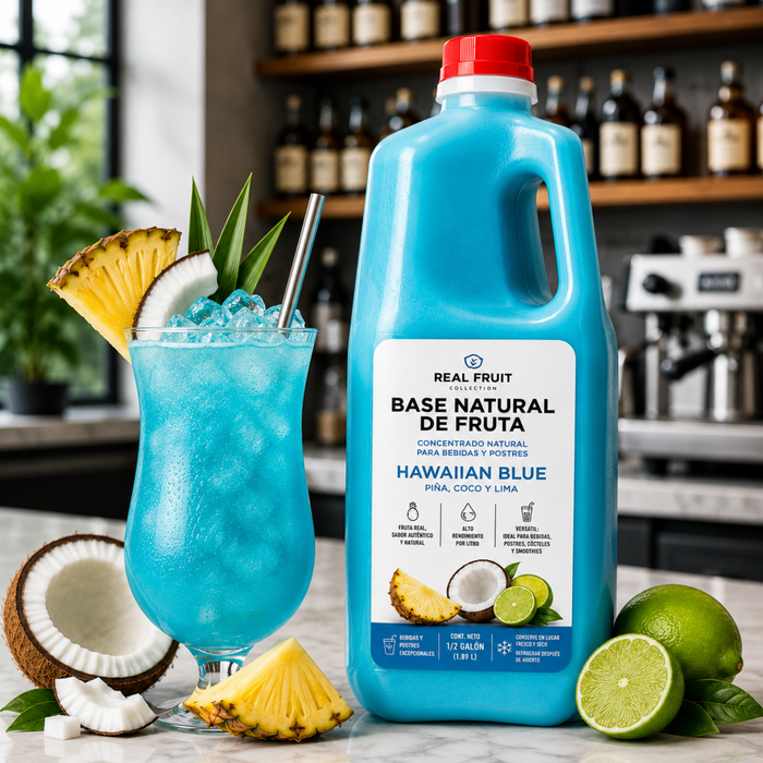 Base Natural de Fruta Hawaian Blue - Envase 1.89 Litros