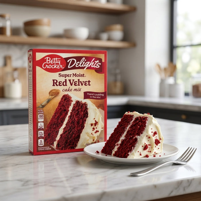 Mezcla para Pastel Red Velvet Betty Crocker 13.25 oz - Caja de 6 unidades