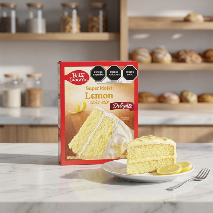 Mezcla para Pastel Lemon Betty Crocker 13.25 oz - Caja de 6 unidades