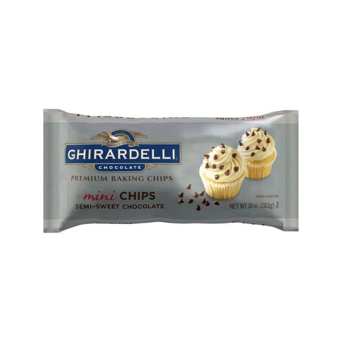 Mini Chispas de Chocolate Semidulce Ghirardelli 10 oz - Caja de 12 unidades