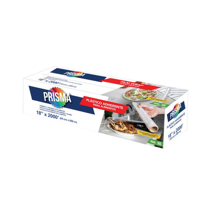 Film Wrap PRISMA - Plástico Adherente Grado Alimenticio 18in x 2000ft
