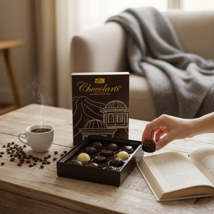 Caja de Trufas de Chocolate Sabores Mixtos Chocolarti 12 unidades - Paquete de 4 cajas