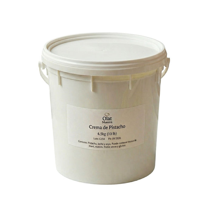 Crema de Pistacho Olat - Cubeta de 4.5 kg