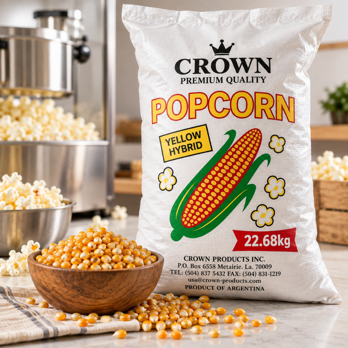Maiz para poporopos Crown Premium - Saco 50 lbs