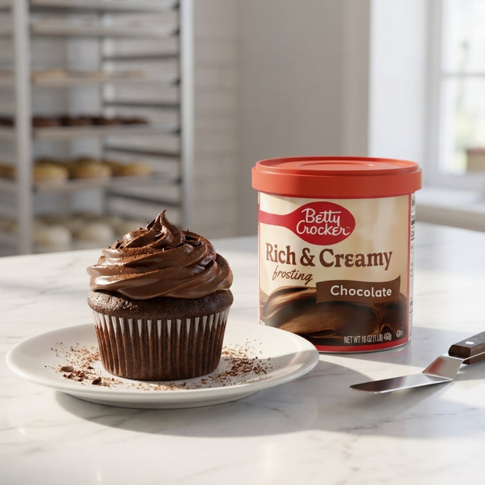 Frosting Chocolate Betty Crocker Rich & Creamy 16 oz - Caja de 8 unidades