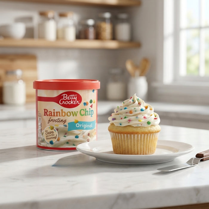 Frosting Rainbow Chip Betty Crocker Rich & Creamy 16 oz - Caja de 8 unidades