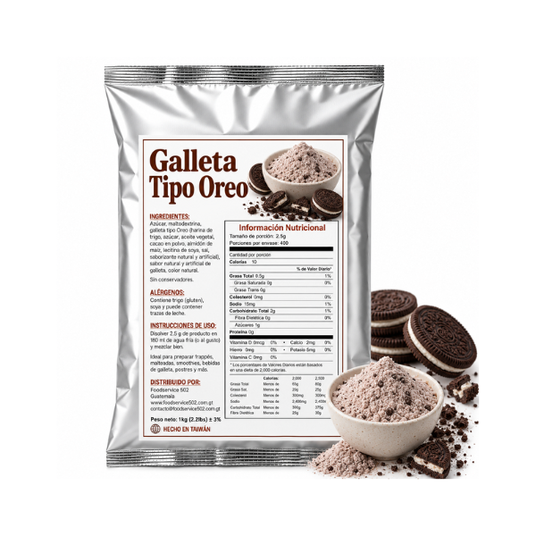 Base en Polvo sabor Galleta Oreo - 1kg