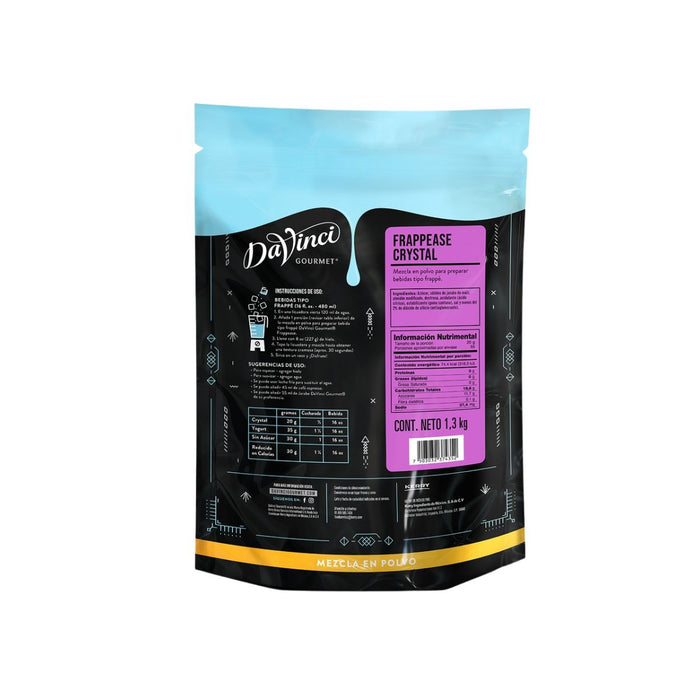 Davinci Frappease Cristal 1.3 Kg Para Smoothies Base Agua