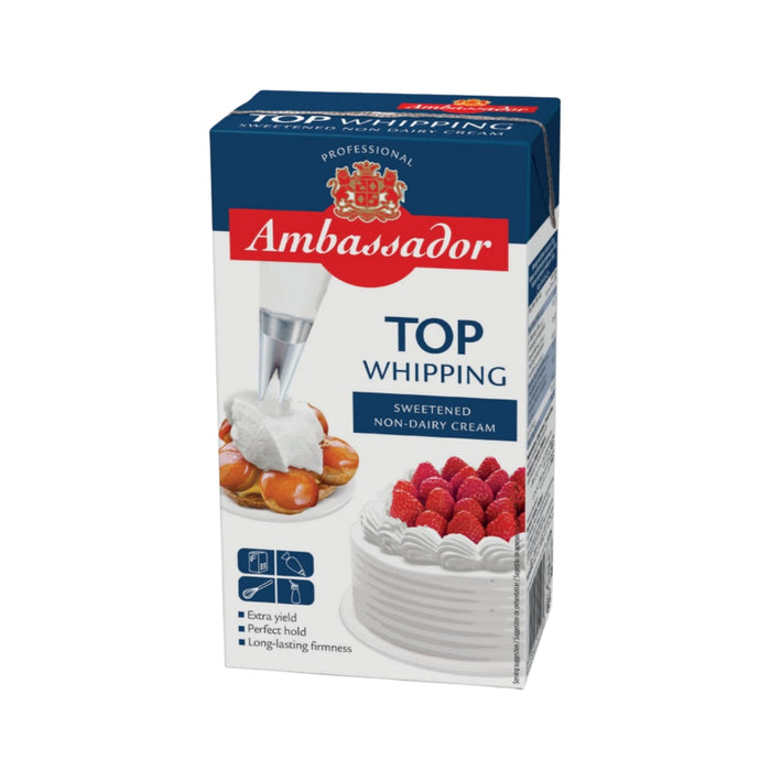Crema Vegetal Top Whipping Ambassador 1L - Caja de 6 unidades