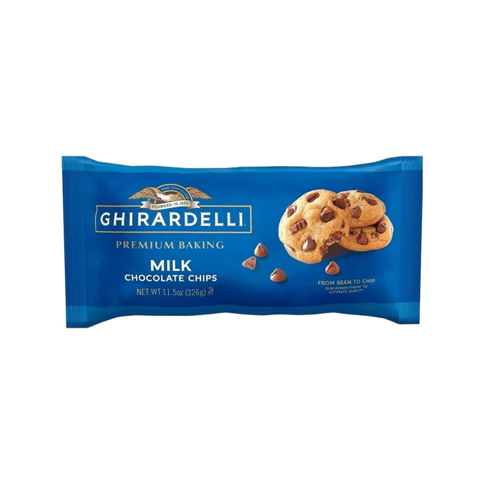 Chispas de Chocolate con Leche para Cocina Ghirardelli 11.5 oz - Caja de 12 unidades