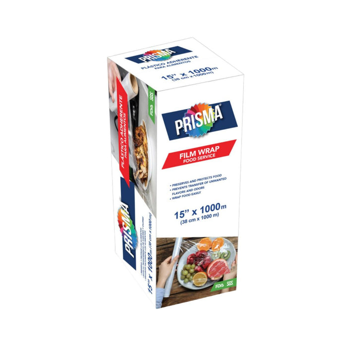 Film Wrap PRISMA - Plástico Adherente Grado Alimenticio 15in x 1000m