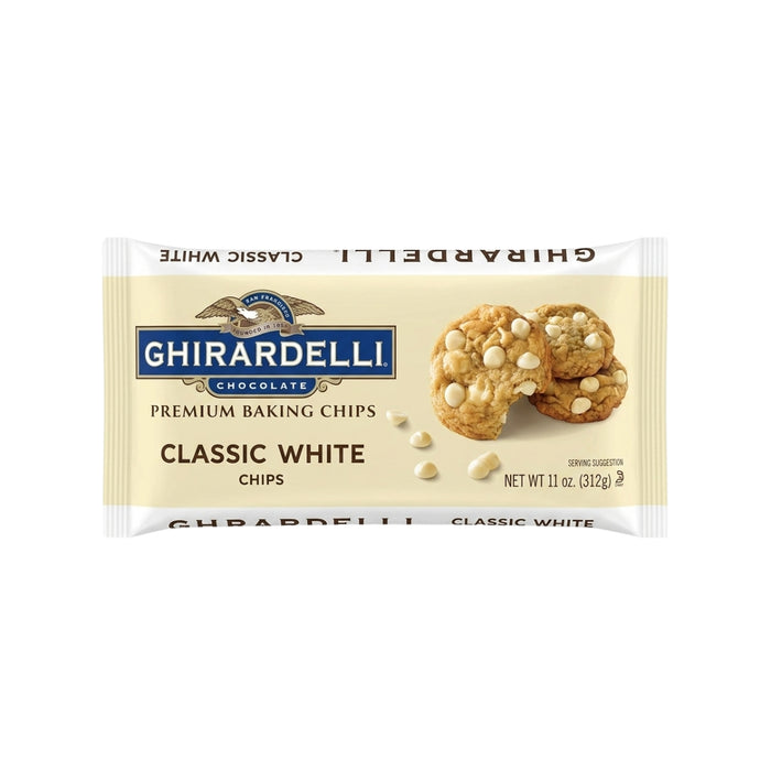 Chispas de Chocolate Blanco Ghirardelli 11 oz - Caja de 12 unidades