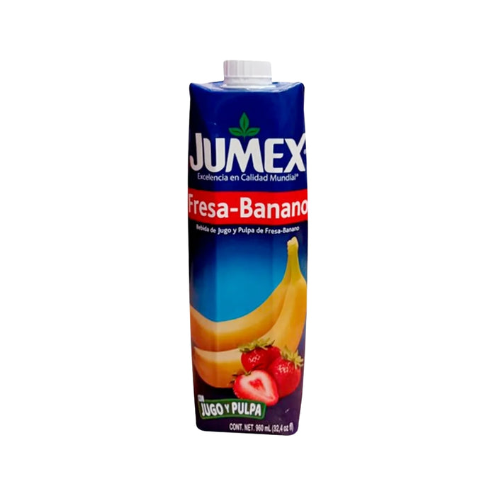 Jugo de Fresa Banano Jumex Prisma 960ml - Caja de 12 unidades
