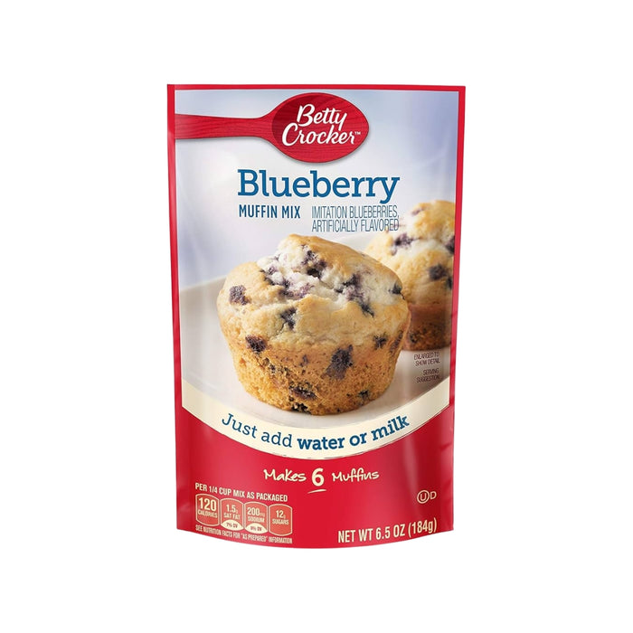 Mezcla para Muffin Blueberry Betty Crocker 6.5 oz - Caja de 6 unidades