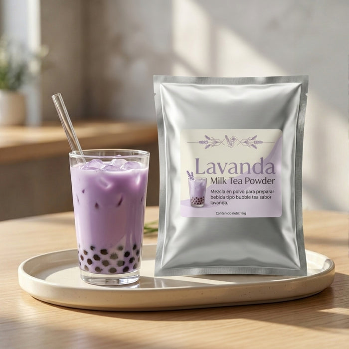 Mezcla para Bubble Tea Lavanda Milk Tea Powder 1kg