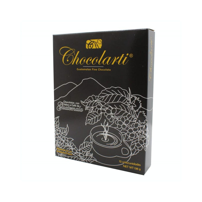 Caja de Trufas de Chocolate Sabor a Café Chocolarti 12 unidades - Paquete de 4 cajas
