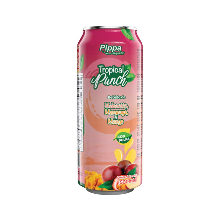 Jugo Tropical Punch con pulpa PIPPA 500 ml - Caja de 24 unidades