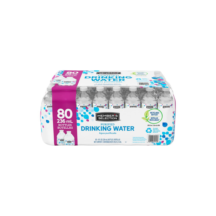 Agua Purificada 236 ml MS - Caja 80 unidades