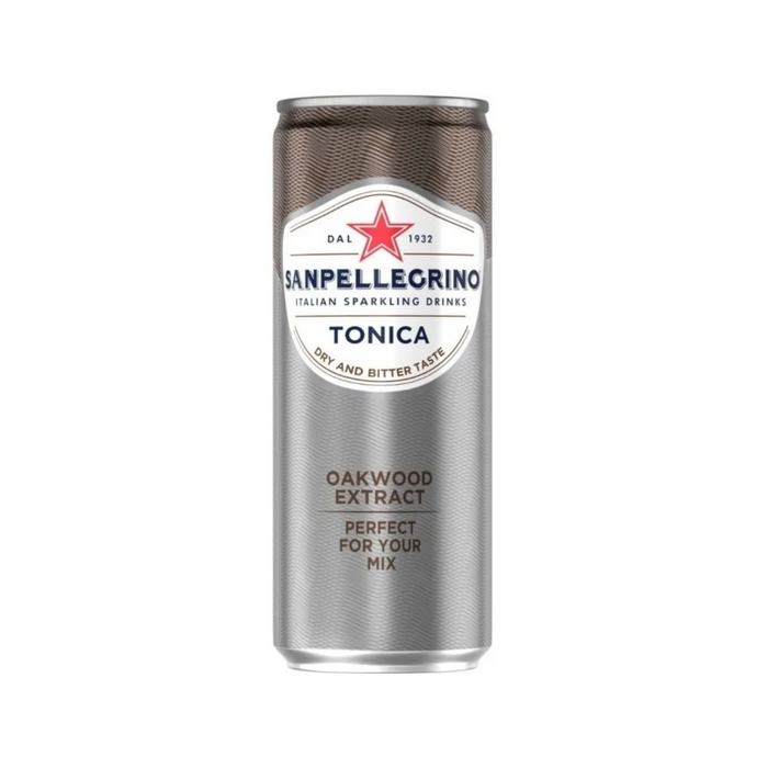Agua Tonica Sanpellegrino Oakwood - Lata 330 ml (Caja 24 unidades)