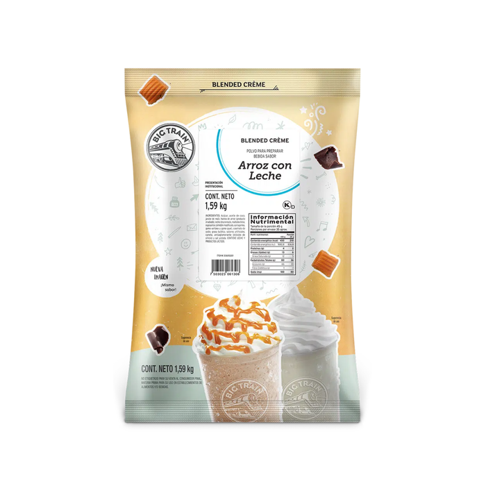 Base para Frappé sabor arroz con leche Big Train 1.59kg