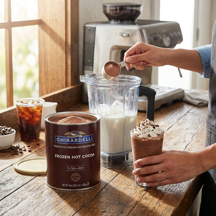 Base Frappe Frozen Hot Cocoa Ghirardelli - 3.12 lbs /50 oz