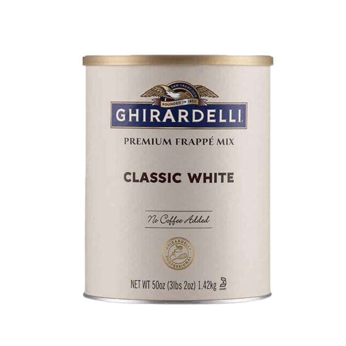 Base para Frappe Premium Chocolate Blanco Clásico Ghirardelli 3.12 lbs /50 oz