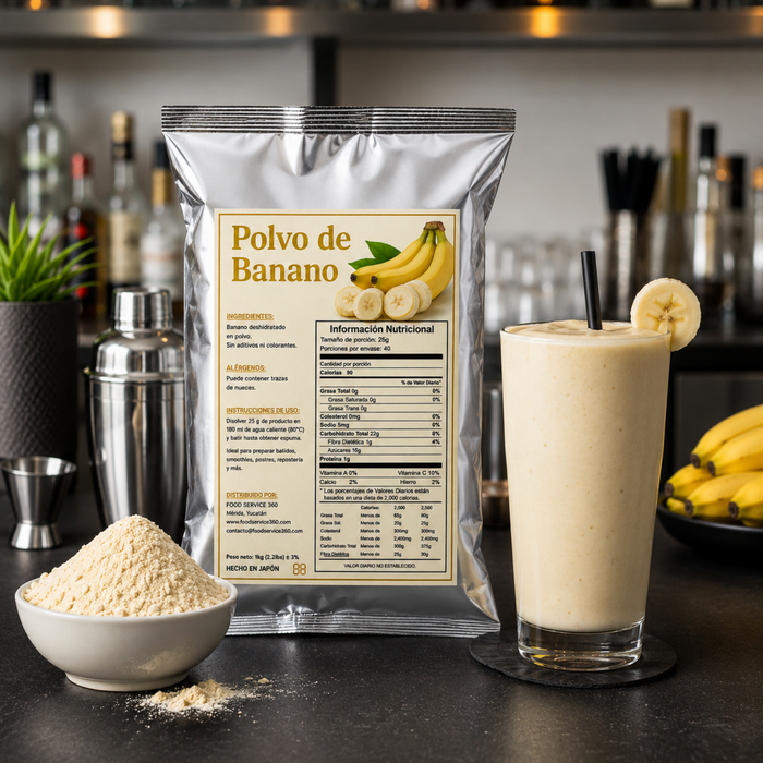 Base en polvo banano 1kg