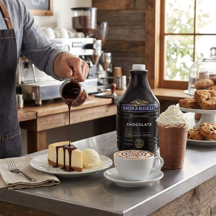 Salsa de Chocolate Premium Ghirardelli Bote 5lbs