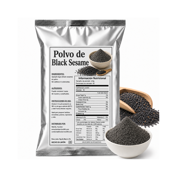 Base en Polvo Black Sesame 1kg