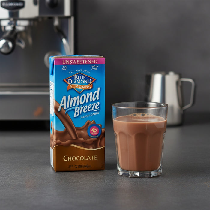 Bebida de Almendra Sin Azúcar Chocolate Blue Diamond 946 ml - Caja de 12 unidades
