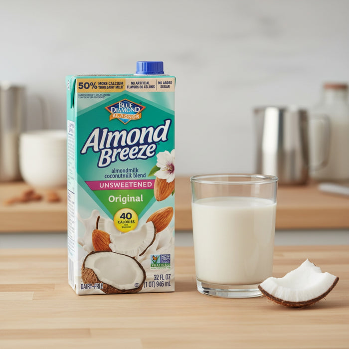 Bebida de Almendra y Coco Sin Azúcar Original Blue Diamond 946 ml - Caja de 12 unidades