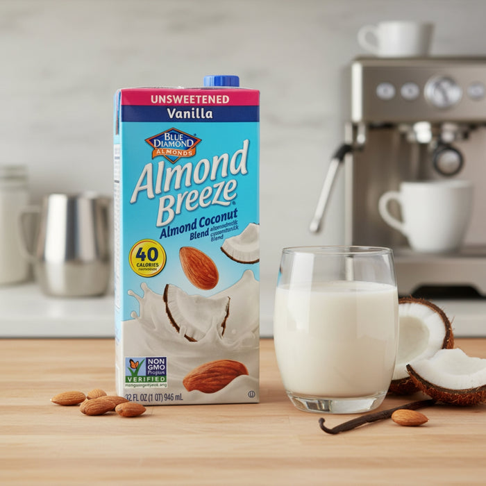 Bebida de Almendra y Coco Sin Azúcar Vainilla Blue Diamond 946 ml - Caja de 12 unidades