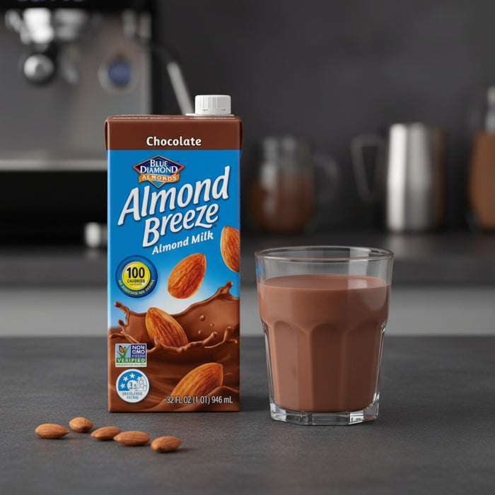 Bebida de Almendra con Azúcar Chocolate Blue Diamond 946 ml - Caja de 12 unidades