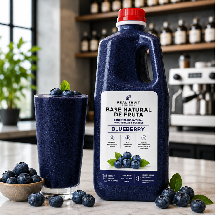 Base Natural de Fruta Blueberry - Envase 1.89 Litros