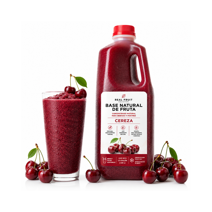 Base Natural de Fruta Cherry - Envase 1.89 Litros