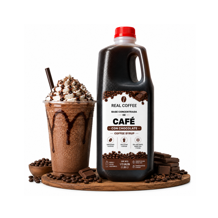 Concentrado de Café con Chocolate para Frappés 64 oz- Envase 1.82 Litros