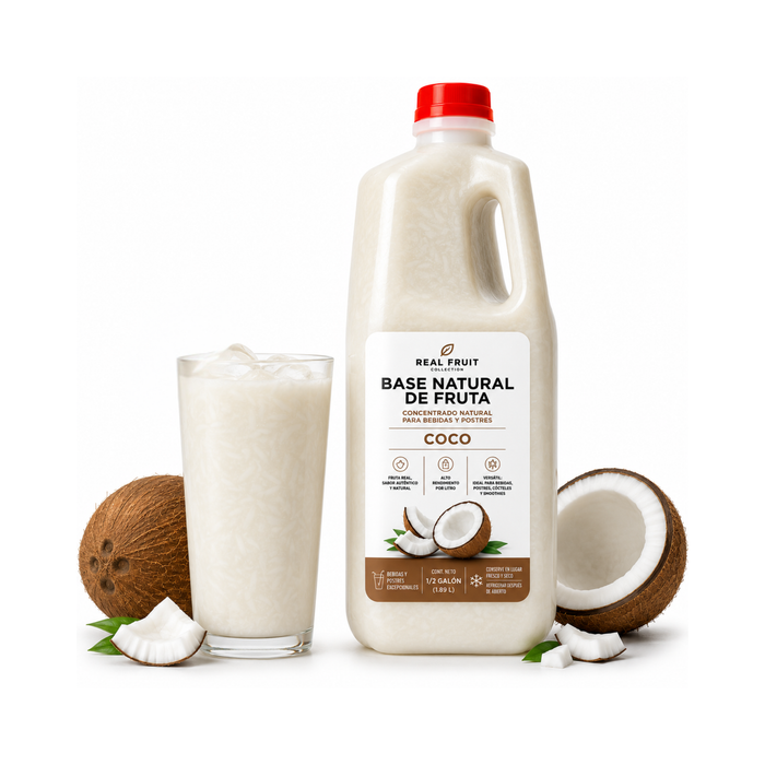 Base Natural de Fruta Coco - Envase 1.89 Litros