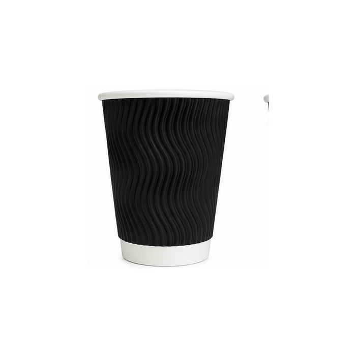 Vasos Bebidas Calientes de Cartón Corrugado - Caja 1,000 unidades