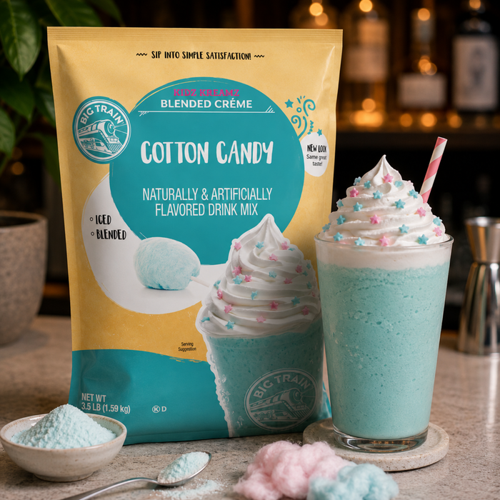 Base para Frappé Cotton Candy Big Train Kids Kreations -1.59 kg