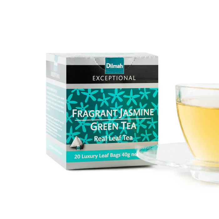 Té Verde Jazmín Fragante Dilmah - 20 Bolsas Delux Piramidal
