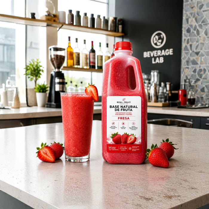 Base Natural de Fruta Fresa - Envase 1.89 Litros