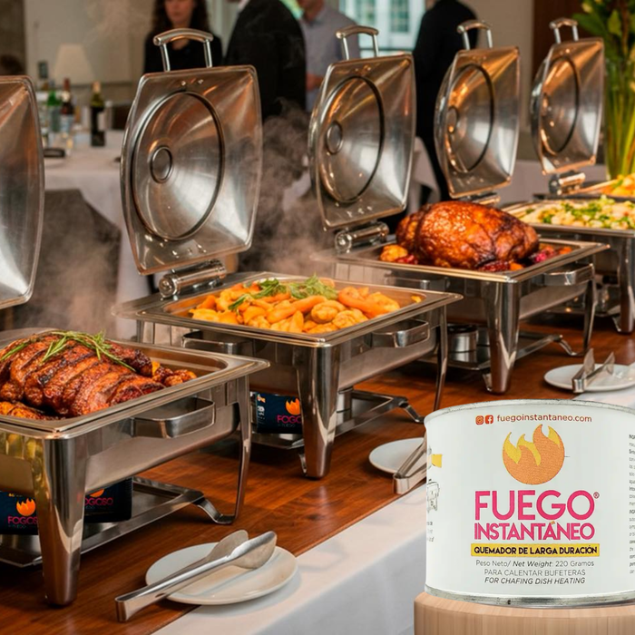 Quemador Fuego Instantáneo lata 220 grm - Caja 60 unidades
