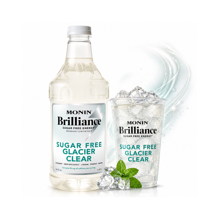 Brilliance Energy Monin Glacier Clear Sugar Free  - 1.89 L