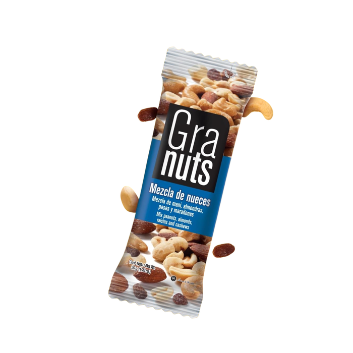 Mezcla de Nueces Granuts 45 grm / Caja 36 Unidades