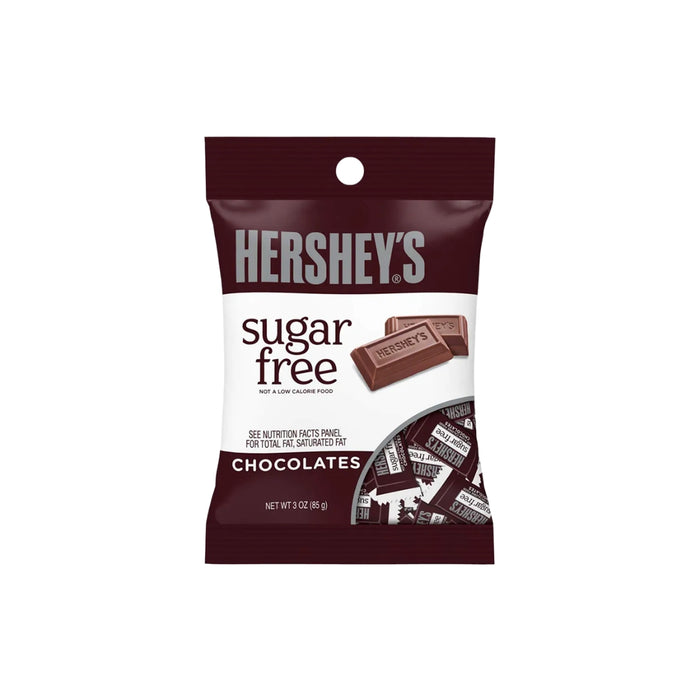 Chocolate Hershey’s Sugar Free Milk Chocolate 3 oz - Caja de 12 unidades
