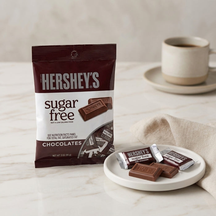 Chocolate Hershey’s Sugar Free Milk Chocolate 3 oz - Caja de 12 unidades
