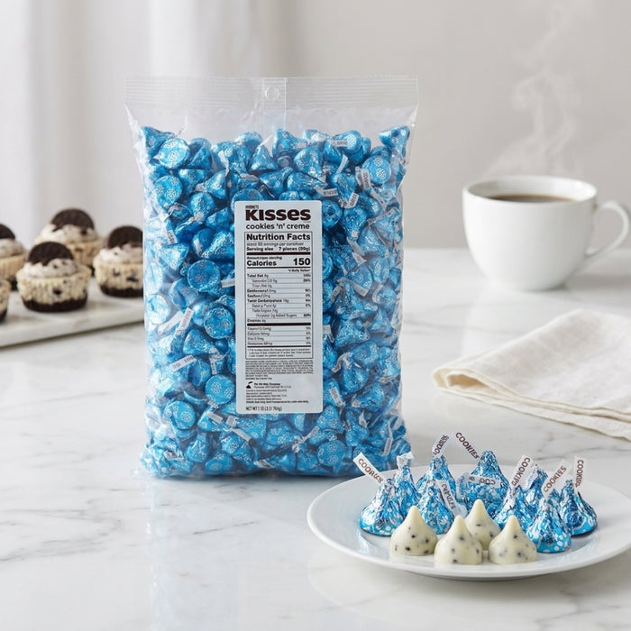 Chocolate Hershey’s Kisses Cookies ‘n’ Creme Bolsa 250 unidades
