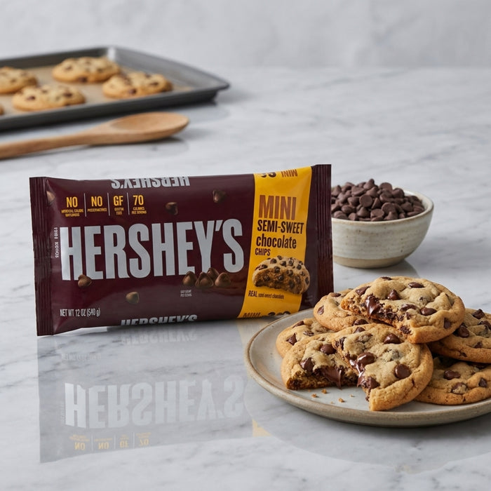 Chispas de Chocolate Hershey’s Semi-Sweet 12 oz - Caja de 12 unidades