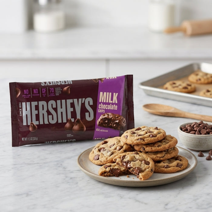 Chispas de Chocolate Hershey’s Milk Chocolate 11.5 oz - Caja de 12 unidades