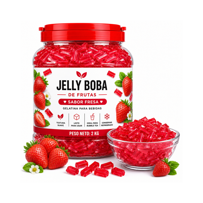 Jelly Boba Fresa Bote de 3.85kg